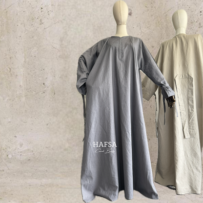 Leinen Abaya