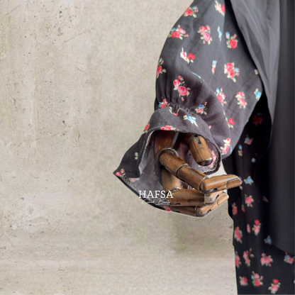 Cotton Flower Abaya