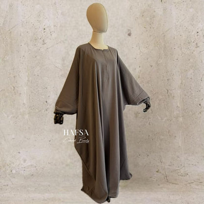 Leinen Farasha Abaya