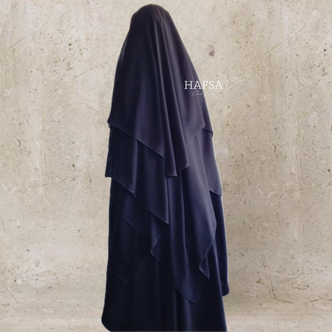 Triangel Niqab mit Klappe& Steg